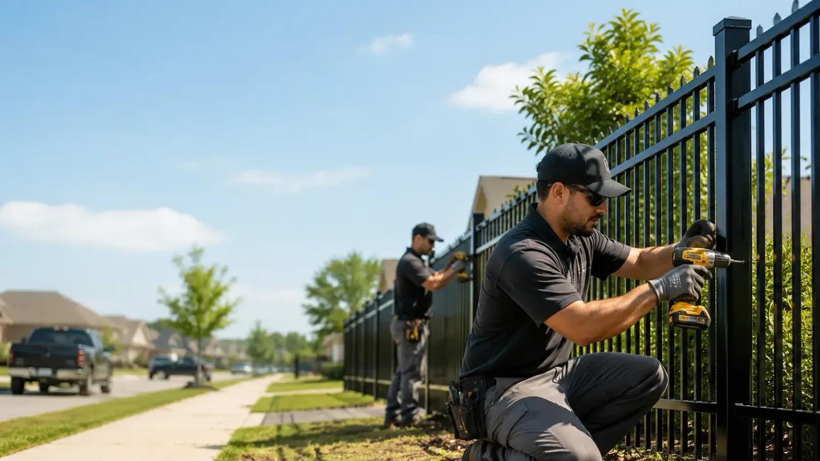 Metal Fence Installation in Rosendale, WI